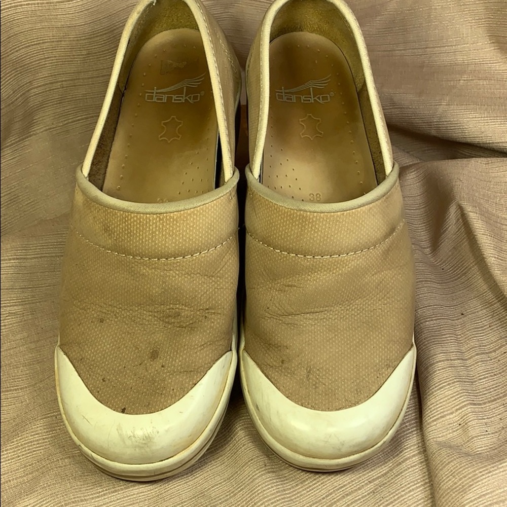 Dansko Leather Clogs Sz38 Non-Slippery Sole